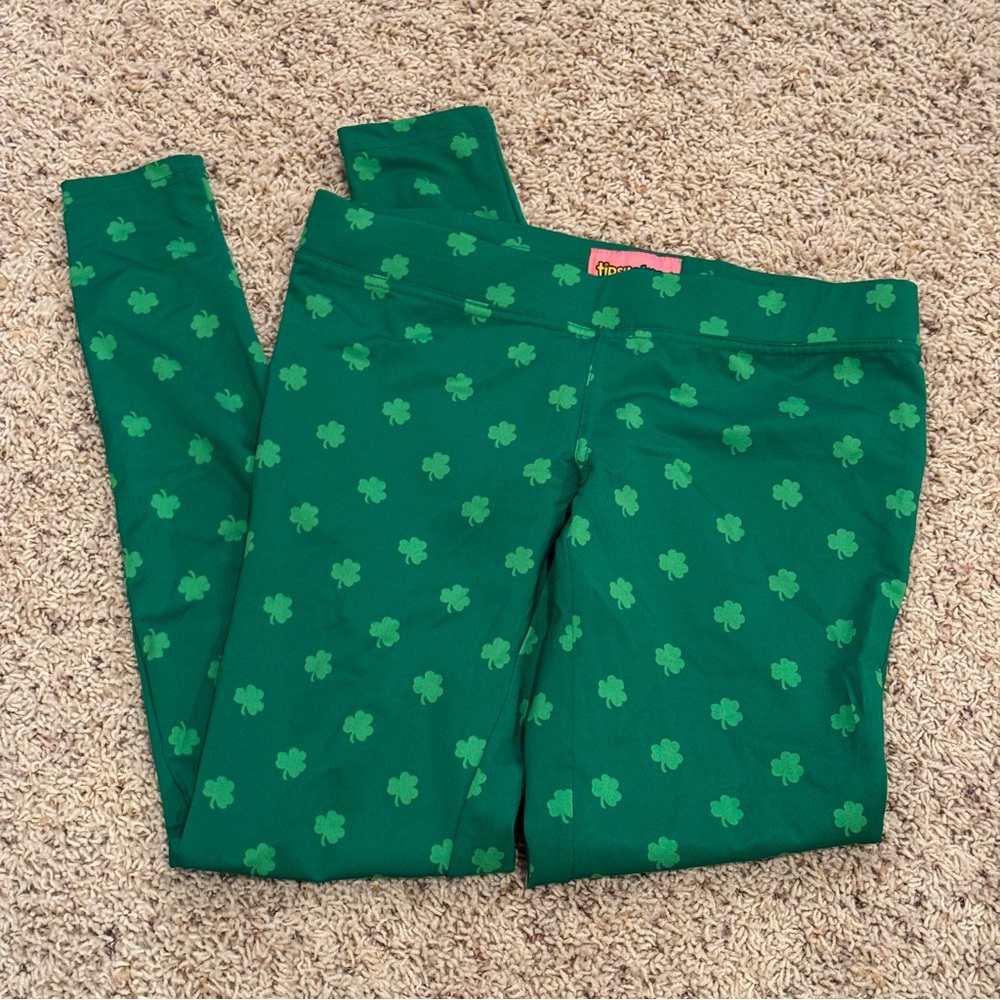 Tipsy Elves Small St. Pat’s Day Lucky Shamrock Leggings
